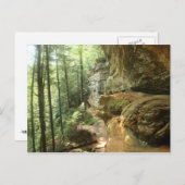Hocking Hill's Cliff Briefkaart (Voorkant / Achterkant)
