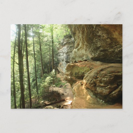 Hocking Hill's Cliff Briefkaart (Voorkant)