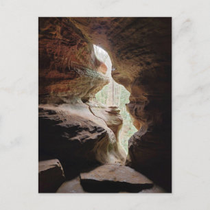 Hocking Hills Ohio Rockhouse Cave Briefkaart
