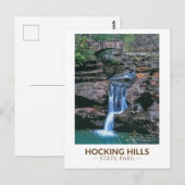Hocking Hills State Park Ohio Art Briefkaart (Voorkant / Achterkant)