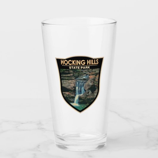 Hocking Hills State Park Ohio Art Glas (Voorkant)