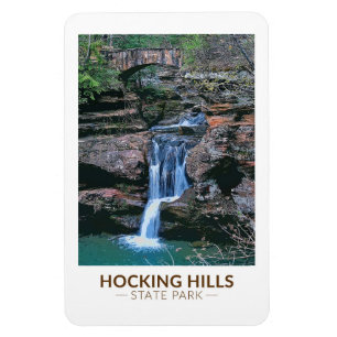 Hocking Hills State Park Ohio Art Magneet