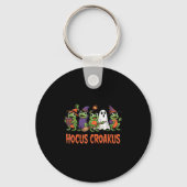 Hocus Croakus Frog Halloween Magic Spell Funny Wit Sleutelhanger (Voorkant)