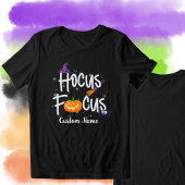 Hocus Focus Halloween Teacher Tshirt personnalisab
