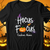 Hocus Focus Halloween Teacher Tshirt personnalisab