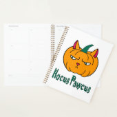 Hocus pawcus Halloween citrouille ginger cat magie (Devant avec enveloppe)