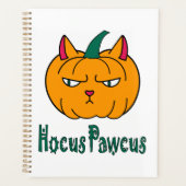 Hocus pawcus Halloween citrouille ginger cat magie (Devant)