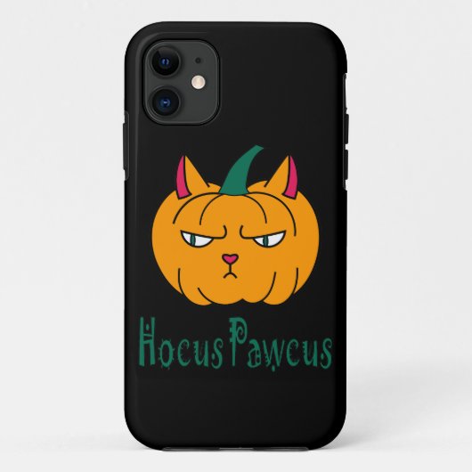 Hocus pawcus Halloween pompoen gember kat magie Case-Mate iPhone Case (Achterkant)