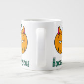 Hocus pawcus Halloween pompoen gember kat magie Extra Grote Beker (Achterkant)