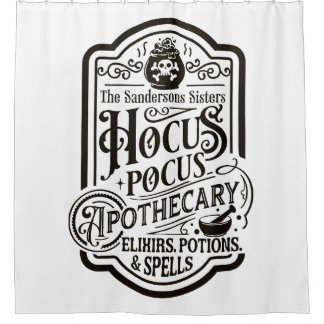 Hocus Pocus Apothecary Douchegordijn