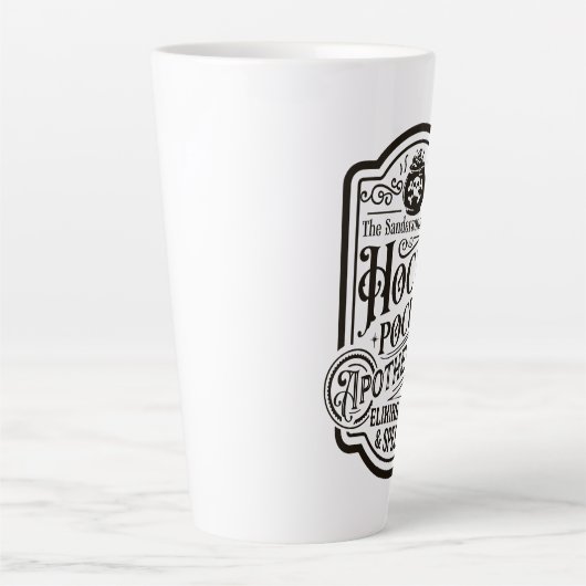 Hocus Pocus Apothecary Elixirs, Potions en spreuke Latte Mok (Voorkant)