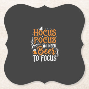 Hocus Pocus Bier Halloween Ontwerp_1 Kartonnen Onderzetters