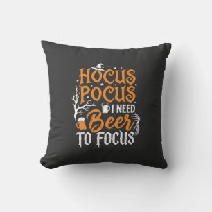 Hocus Pocus Bier Halloween Ontwerp_1 Kussen