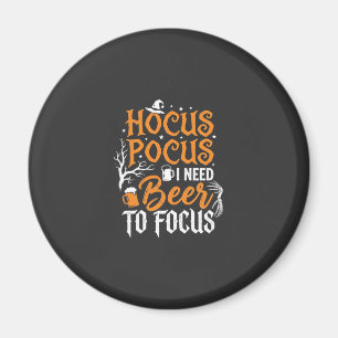 Hocus Pocus Bier Halloween Ontwerp_1 Magneet