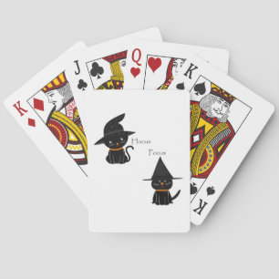 Hocus Pocus Black Cats Pokerkaarten