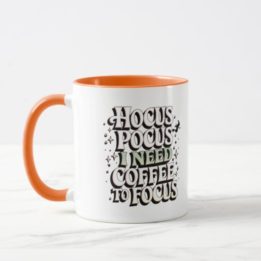 Hocus Pocus Café Mug - J'ai besoin de café pour me (Gauche)