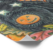HOCUS POCUS CHAT NOIR, SOURIS HALLOWEEN POSTER (Coin)