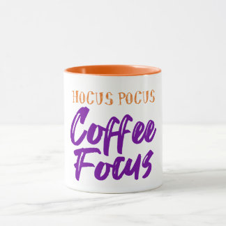 Hocus Pocus Coffee Focus Typografie Mok
