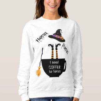 Hocus Pocus Coffee to Focus Halloween sweatshirt