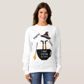 Hocus Pocus Coffee to Focus Halloween sweatshirt (Voorkant volledig)