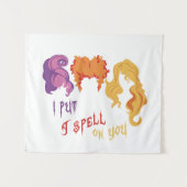 Hocus Pocus / De zussen van Sanderson Wandkleed (Voorkant (horizontaal))