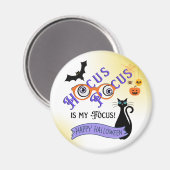 Hocus Pocus Focus Halloween Magnet Magneet (Voorkant / Achterkant)