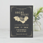 Hocus Pocus Halloween Fête Invitation (Debout devant)