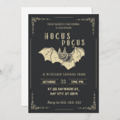Hocus Pocus Halloween Fête Invitation (Devant / Derrière)