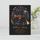 Hocus Pocus Halloween Fête Invitation (Debout devant)