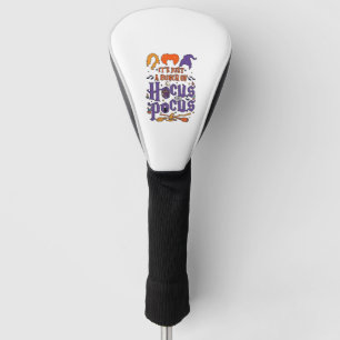 Hocus Pocus Halloween Heksen Ketel Bezem Kat M Golfheadcover