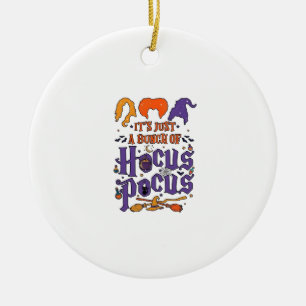 Hocus Pocus Halloween Heksen Ketel Bezem Kat M Keramisch Ornament