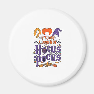 Hocus Pocus Halloween Heksen Ketel Bezem Kat M Magneet