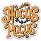 Hocus Pocus Halloween Label (Voorkant)