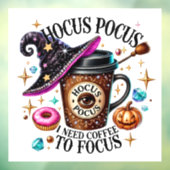 Hocus Pocus Halloween Raamsticker (Vel 3)
