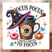 Hocus Pocus Halloween Raamsticker (Vel 2)