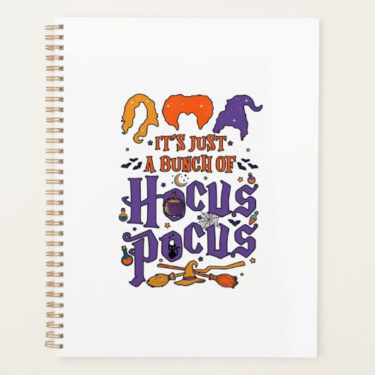 Hocus Pocus Halloween Sorcières Chaudron Balai Cha (Devant)