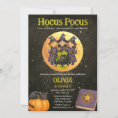 Hocus Pocus Halloween verjaardagsfeestje Kaart (Voorkant)