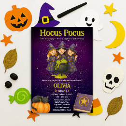 Hocus Pocus Halloween verjaardagsfeestje Kaart