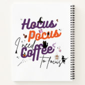 Hocus Pocus I Need Coffee to Focus Carnet (Dos)