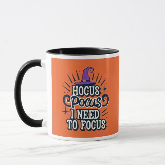 Hocus Pocus I Need to Focus - Halloween Kantoor Mok (Links)