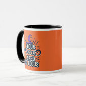 Hocus Pocus I Need to Focus - Halloween Kantoor Mok (Voorkant links)