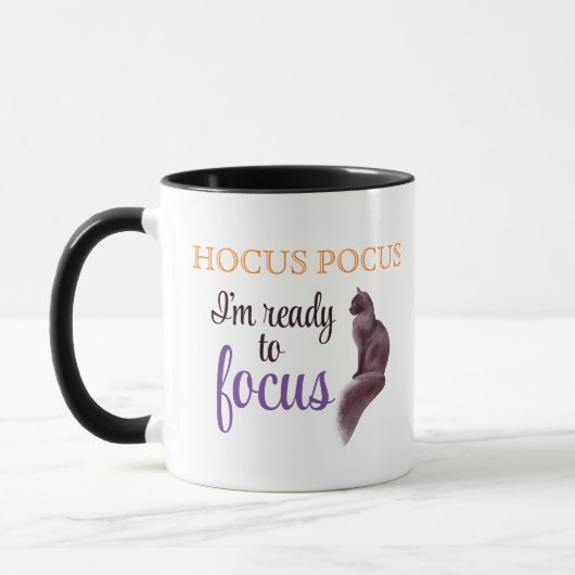 Hocus Pocus Ik ben klaar om te focussen Mok (Links)