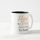 Hocus Pocus Ik heb Coffe nodig om Mok te focussen (Voorkant rechts)
