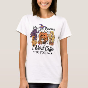Hocus Pocus ik heb koffie nodig om de ijskap van H T-shirt