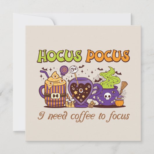 Hocus Pocus - Ik heb koffie nodig om me te concent (Voorkant)