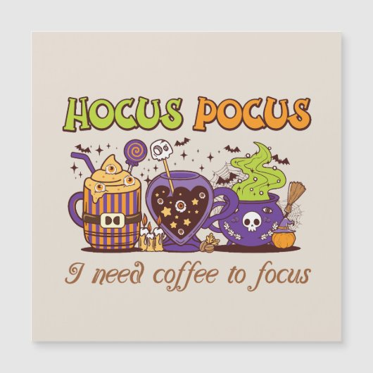 Hocus Pocus - Ik heb koffie nodig om me te concent (Voorkant)