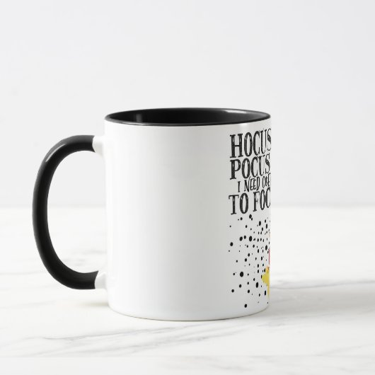 Hocus Pocus ik heb koffie nodig om te focussen Mok (Links)
