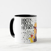 Hocus Pocus ik heb koffie nodig om te focussen Mok (Voorkant links)