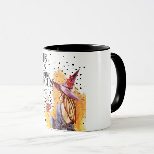 Hocus Pocus ik heb koffie nodig om te focussen Mok (Voorkant rechts)