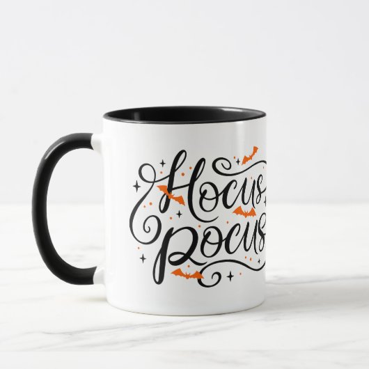 Hocus Pocus Ik heb koffie nodig om te focussen Mok (Links)